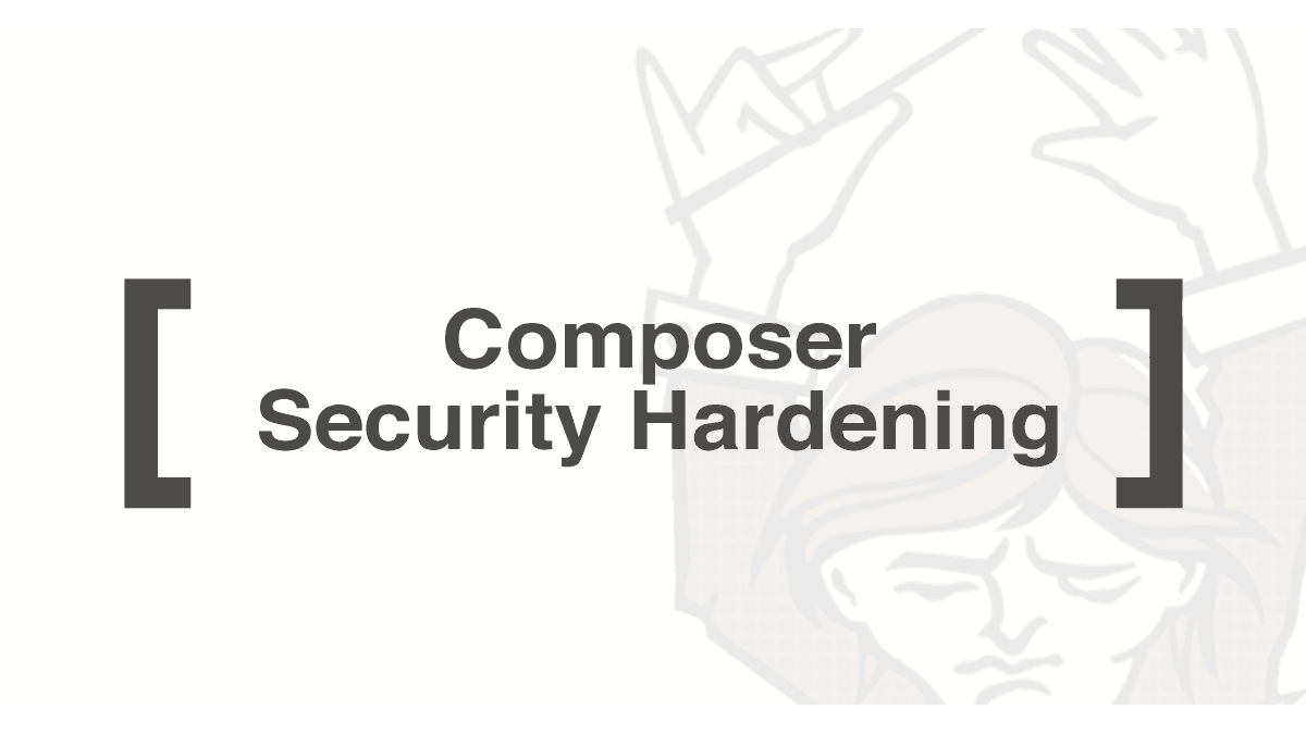 composer securtity harderning
